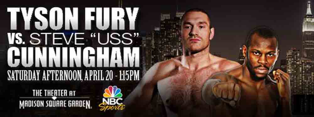 Fury – Cunningham Undercard Stacked to Put MSG Crowd in Fighting Mood