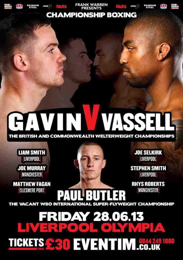 DENTON VASSELL: ‘FRANKIE GAVIN IS AN OBSTACLE IN MY WAY AND I’M GOING TO GO THROUGH HIM!’
