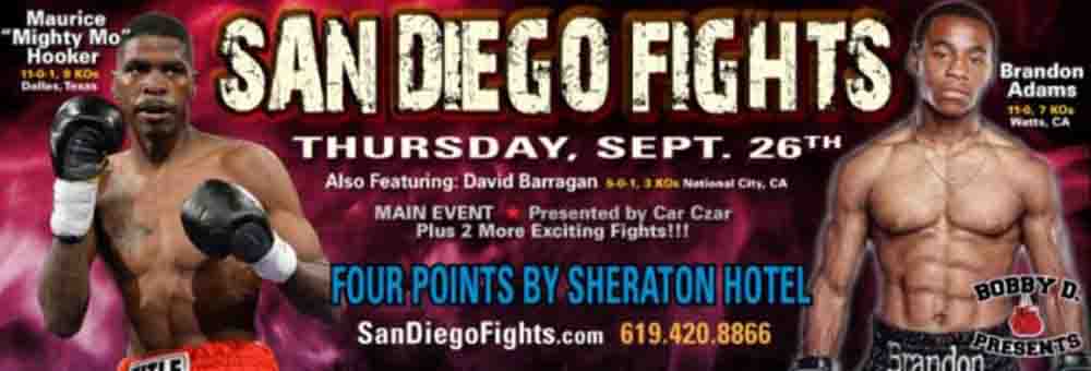 Weights are in for Tonight’s “San Diego Fights!”