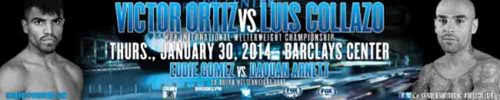 GARY RUSSELL JR. VS. MIGUEL TAMAYO TO OPEN VICTOR ORTIZ VS. LUIS COLLAZO TELECAST