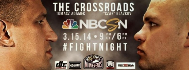 NBCSN Fight Night Only Place to Catch Adamek-Glazkov – Tickets Sold Out!
