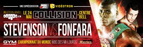 Lemieux-Guerrero May 24 co-feature on Stevenson-Fonfara ‘Collision’ in Montreal