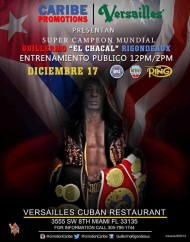CARIBE PROMOTIONS VERSAILLES PRESENTS OPEN WORKOUT FOR GUILLERMO RIGONDEAUX