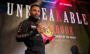 Kell Brook IBF World Welterweight Champion at Press Conference t